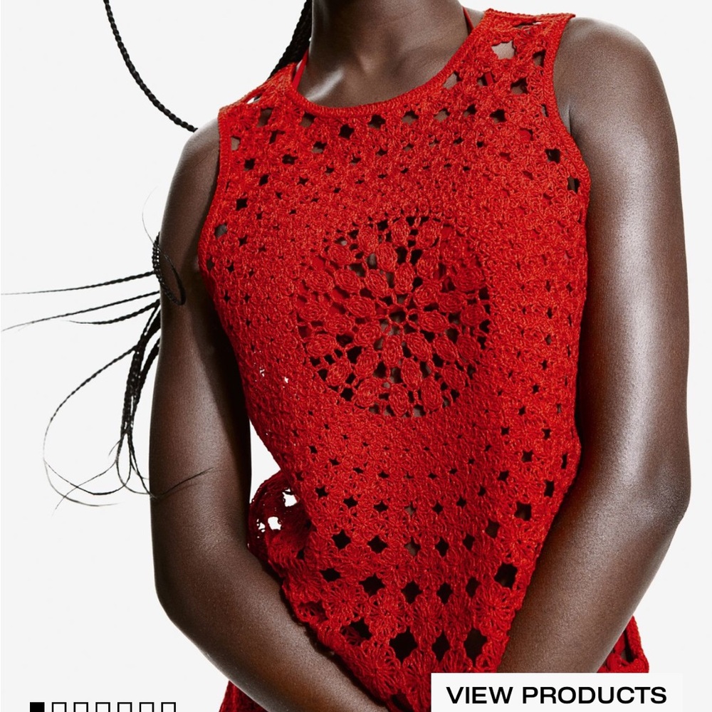 H & M crochet top